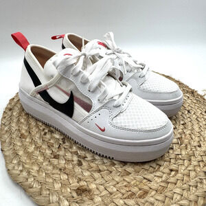 Nike Womens Court Vision Alta Sneakers Size 7.5‎ White Casual Shoes CW6536-103
